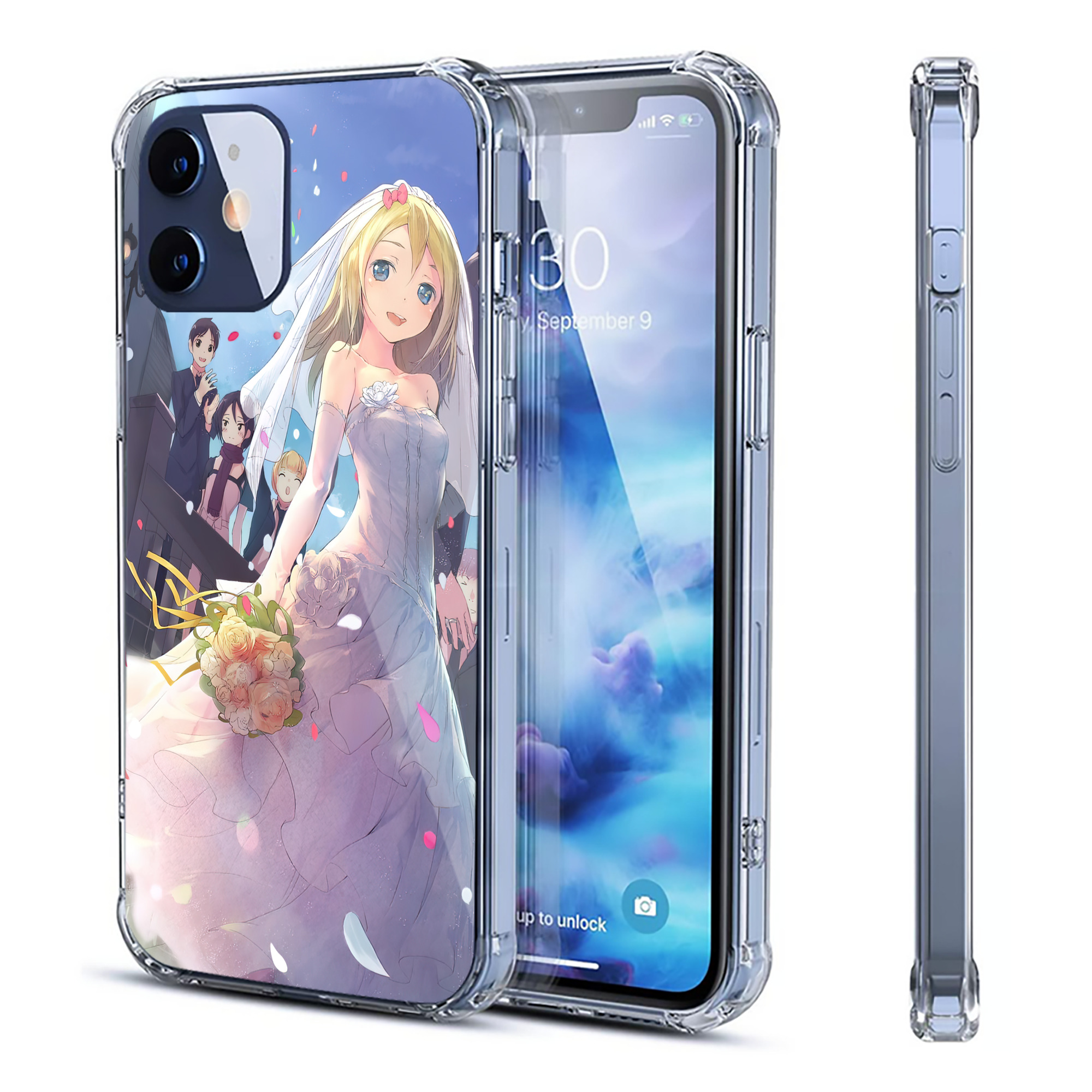 （画像用） 進撃の巨人 Attack on Titan 【iPhone 12シリーズ対応】透明スマホケース（クリアソフトケース）